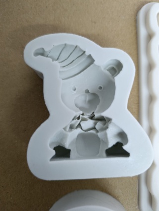Formy silikonowe do dekoracji 3D- zestaw 5 form, czekolada,żelki