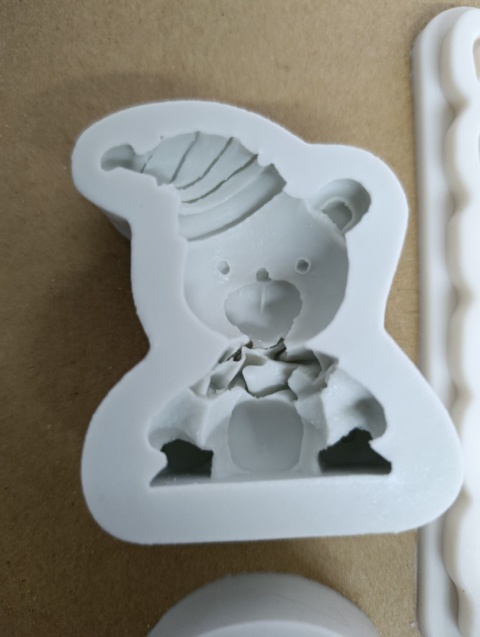 Formy silikonowe do dekoracji 3D- zestaw 5 form, czekolada,żelki