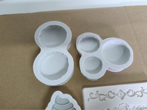 Formy silikonowe do dekoracji 3D- zestaw 5 form, czekolada,żelki
