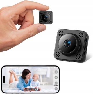 Kamera szpiegowska mini Bionadro 1080P WiFi magnetyczna monitoring wnętrz