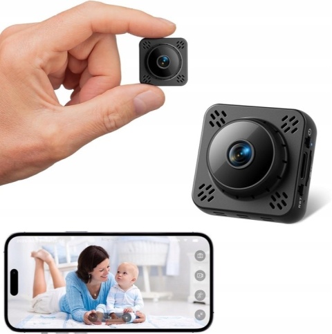 Kamera szpiegowska mini Bionadro 1080P WiFi magnetyczna monitoring wnętrz