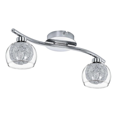 Kinkiet EGLO Oviedo 1, 93067 –plafon 2-punktowy, nowoczesne oświetlenie ścienne