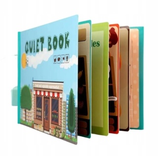 Książeczka edukacyjna Livoyn Warzywa ruchome części Quiet book