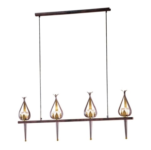 Lampa wisząca Eglo 85243, 4 żarówki, jadalnia, salon