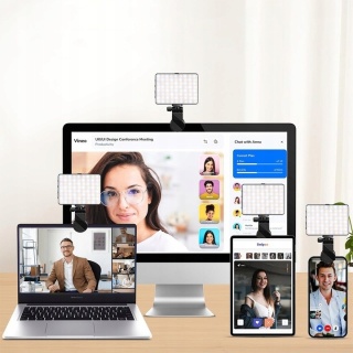 MINI PRZENOŚNA LAMPA LED DO ZDJĘĆ SELFIE MAKIJAŻU KLIPS DO TELEFONU