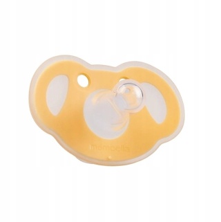 Mombella Smoczek uspokajający Koala 0-6 m pomarańczowy, 2 szt zestaw