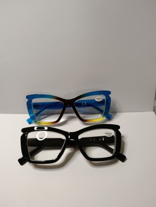 Okulary do czytania + 3 zestaw 2 szt + ściereczka i etui z materiału