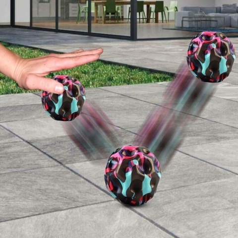 PIŁKA WYSOKO SKACZĄCA ODBIJAJĄCA MOON KSIĘŻYCOWA PIŁECZKA BALL RÓŻNE KOLORY