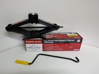 Podnośnik nożycowy, lewarek 1,5 t, podnośnik samochodowy Scissor Jack