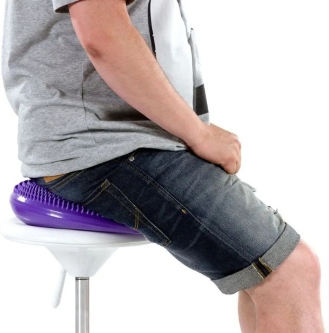 Poduszka/dysk sensoryczny Movit 33 cm różowa