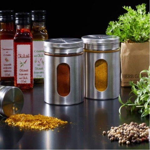 Przyprawniki XL zestaw 6 szt. Relaxdays 290 ml