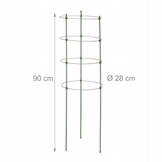 RELAXDAYS PERGOLA PODPÓRKA ZESTAW 8SZT DLA ROŚLIN PNĄCYCH POMIDORÓW 90cm