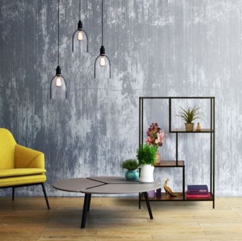 Regał Relaxdays 77 cm x 114 cm x 32,5 cm drewno, styl industrialny, półka