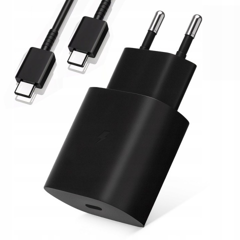 SZYBKA ŁADOWARKA 25 W + KABEL USB-C FAST CHARGE, Samsung