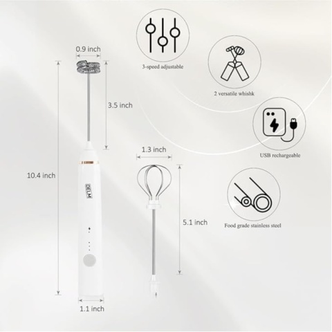 Przenośny Spieniacz do mleka Delm USB
