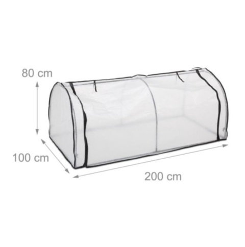 Szklarnia Relaxdays 200 x 100 m x 80 cm, tunel foliowy