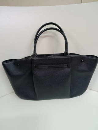 Torba Damska Torebka Duza Pojemna Shopper A4 Na Ramie Miejska czarna