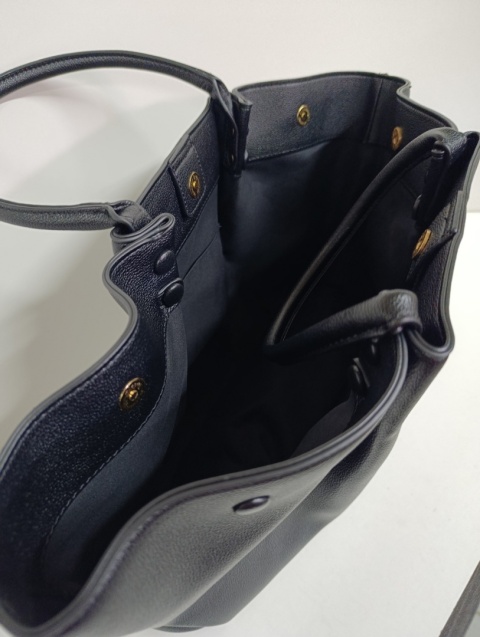 Torba Damska Torebka Duza Pojemna Shopper A4 Na Ramie Miejska czarna