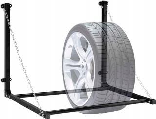 Uchwyt ścienny na opony samochodowe do 90kg Relaxdays