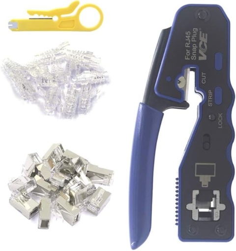 VCE GJ670 zaciskarka, szczypce do kabli z przecinakiem