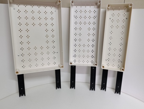 3 szt-Wysuwany kosz do przechowywania,półka teleskopowa do przechowywania biały