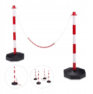 Barierki odgradzające 82x56x28 cm