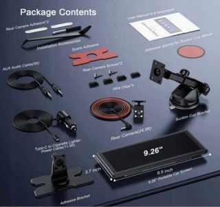 Carplay Krunia RC11 radio samochodowe kamera cofania