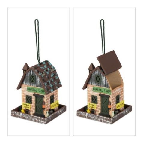 Dekoracyjna budka dla ptaków, domek budka lęgowa