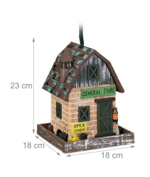 Dekoracyjna budka dla ptaków, domek budka lęgowa