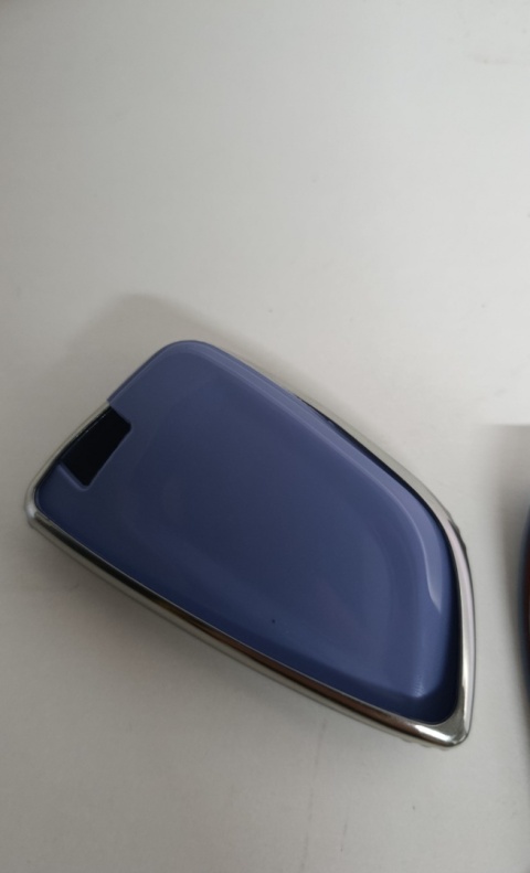 ETUI na KLUCZYK SAMOCHODOWY do BMW POKROWIEC na PILOTA NIEBIESKI+ Brelok ozdobny