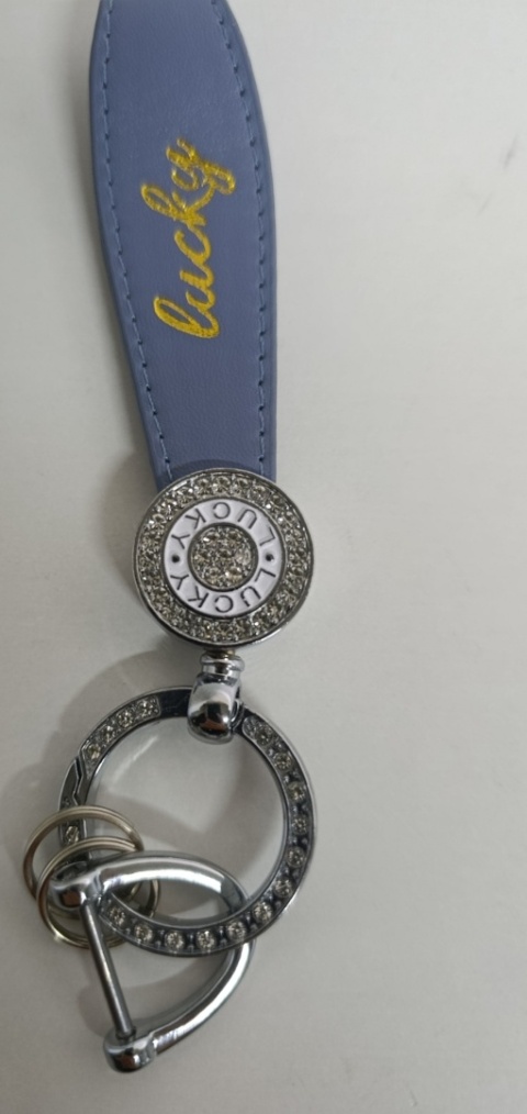 ETUI na KLUCZYK SAMOCHODOWY do BMW POKROWIEC na PILOTA NIEBIESKI+ Brelok ozdobny