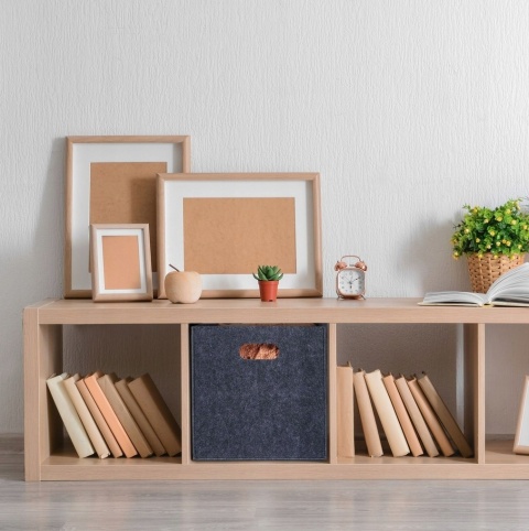 FILCOWE SKŁADANE PUDEŁKA DO PRZECHOWYWANIA 2SZT ORGANIZERY RELAXDAYS