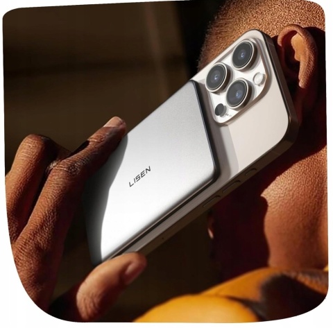 LISEN Powerbank Magnetyczna 5000mAh iPhone Ładowarka