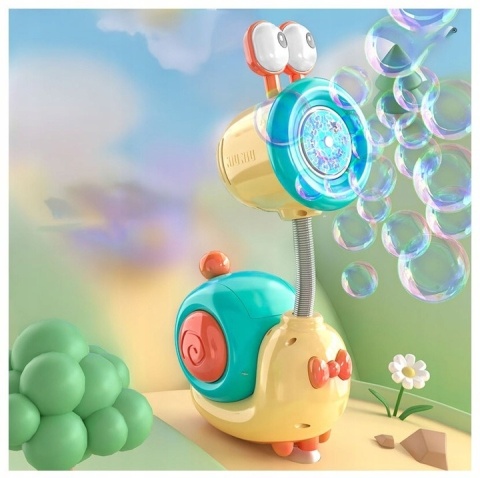 MASZYNA DO BANIEK MYDLANYCH ŚLIMAK GENERATOR AUTOMAT ŚWIATŁO LED AKUMULATOR