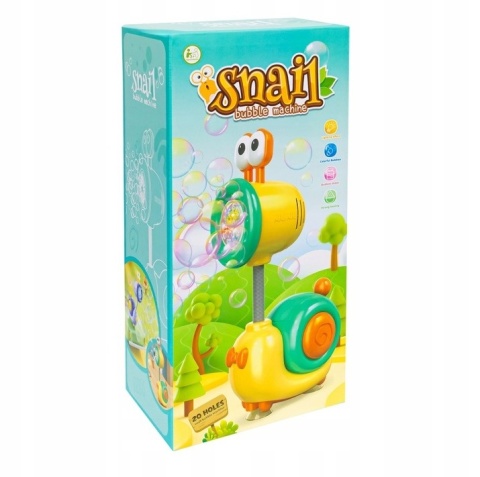 MASZYNA DO BANIEK MYDLANYCH ŚLIMAK GENERATOR AUTOMAT ŚWIATŁO LED AKUMULATOR