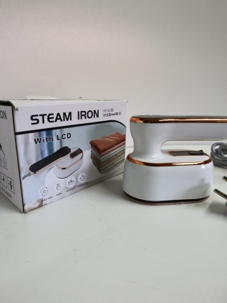 Mini żelazko parowe STEAM IRON HX-6198 z LCD | Podróżne żelazko turystyczne