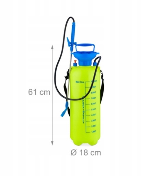 Opryskiwacz ciśnieniowy ręczny Relaxdays 10 l