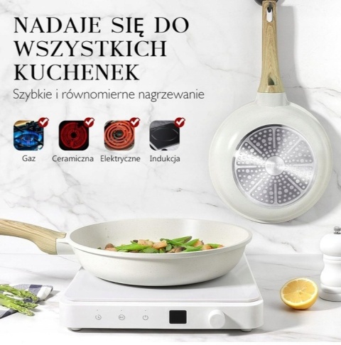 Patelnia tradycyjna GiPP 24 cm non-stick nieprzywierająca