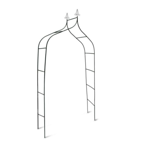 Pergola metal Relaxdays łuk 255 cm zielona