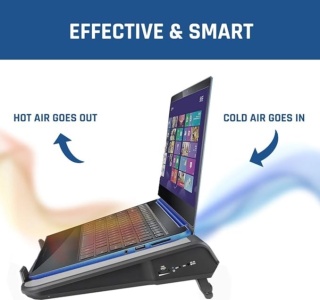 Podstawka chłodząca KLIM Airflow+ do laptowa, chłodnica