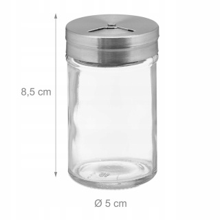 Przyprawniki słoiczki słoiki na przyprawy ZESTAW 12 SZT, Relaxdays