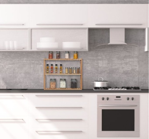 RELAXDAYS BAMBUSOWY REGAŁ KUCHENNY, ŁAZIENKOWY, PÓŁKA