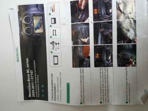 Radio SAMOCHODOWA NAWIGACJA MERCEDES ML 2005-2011 C7157