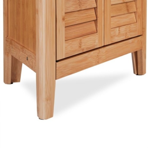 Relaxdays Szafka narożna, bambus, wys 90cm szer 52 cm