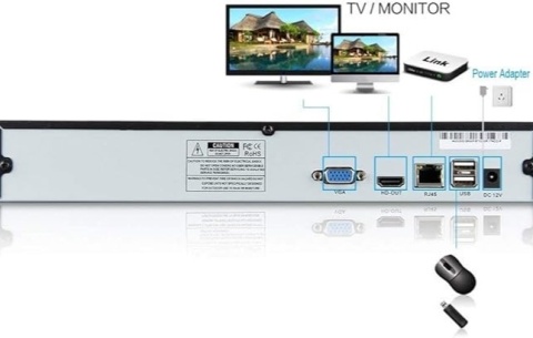 Seculink 10-kanałowy cyfrowy rejestrator wideo NVR-1110PF_4K