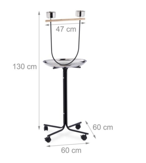 Siedzisko zewnętrzne Relaxdays dla papug - wada