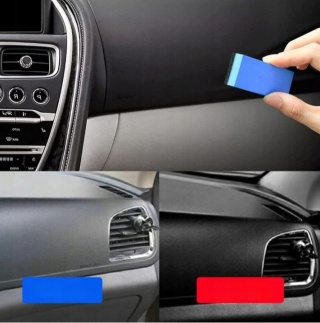 Środek do renowacji plastików samochodowych kokpitu ZESTAW 30ml + gąbka