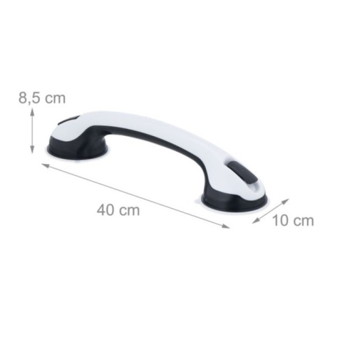 Uchwyt łazienkowy z przyssawką, uchwyt pomocniczy Relaxdays