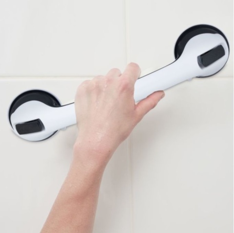 Uchwyt łazienkowy z przyssawką, uchwyt pomocniczy Relaxdays