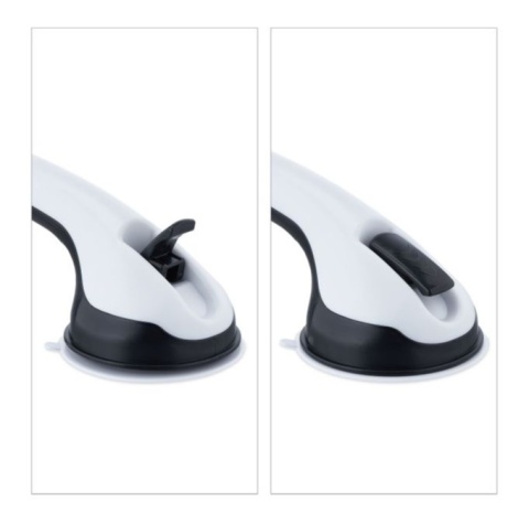 Uchwyt łazienkowy z przyssawką, uchwyt pomocniczy Relaxdays